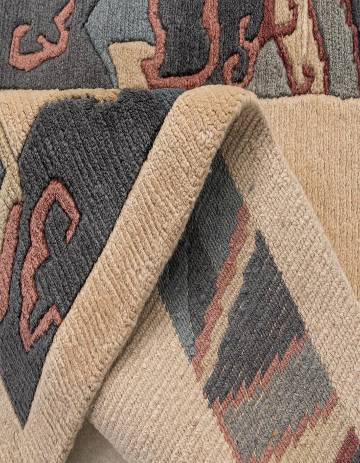 Detail image of 2' 9 x 4' 8  Hand Knotted Nepal Wool Rug