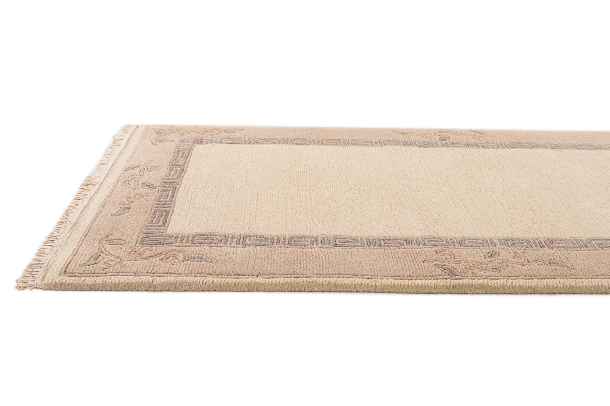 2' 5 x 4' 8 Hand Knotted Nepal Wool Rug