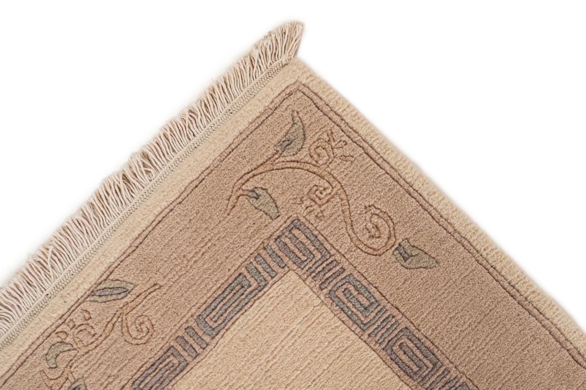 2' 5 x 4' 8 Hand Knotted Nepal Wool Rug