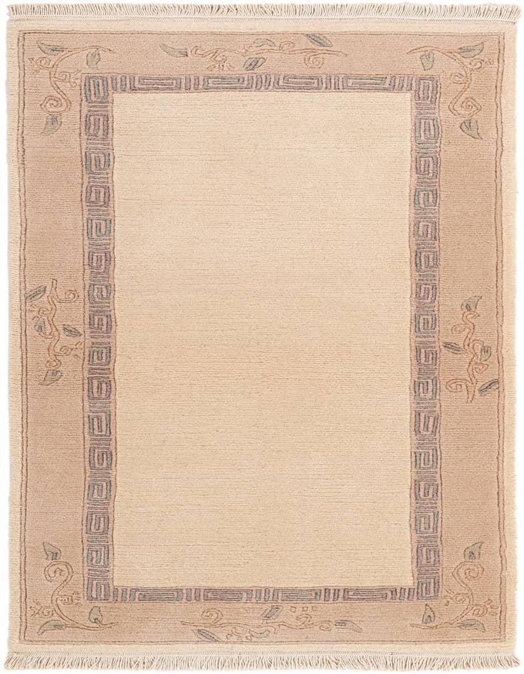 Detail image of 2' 5 x 4' 8 Hand Knotted Nepal Wool Rug