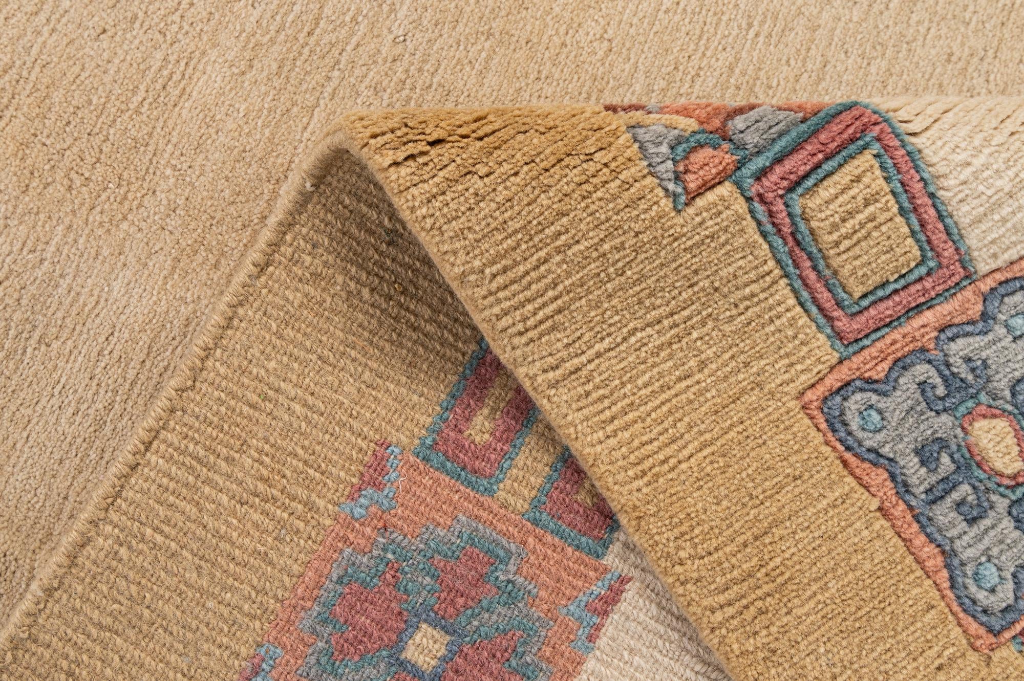 5' 9 x 8' Hand Knotted Nepal Wool Rug