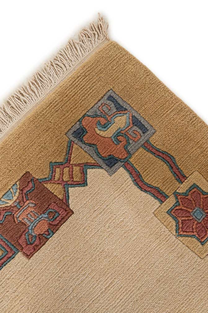 5' 9 x 8' Hand Knotted Nepal Wool Rug