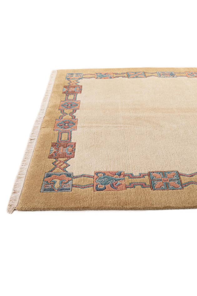 Detail image of 5' 9 x 8' Hand Knotted Nepal Wool Rug
