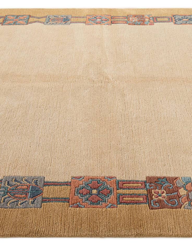 Detail image of 5' 9 x 8'  Hand Knotted Nepal Wool Rug