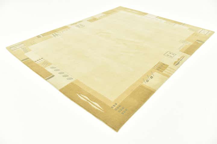 6' 6 x 8' 4 Hand Knotted Nepal Wool Rug