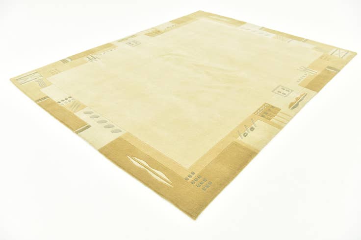 Detail image of 6' 6 x 8' 4 Hand Knotted Nepal Wool Rug