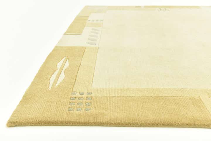 6' 6 x 8' 4 Hand Knotted Nepal Wool Rug