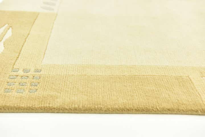 6' 6 x 8' 4 Hand Knotted Nepal Wool Rug