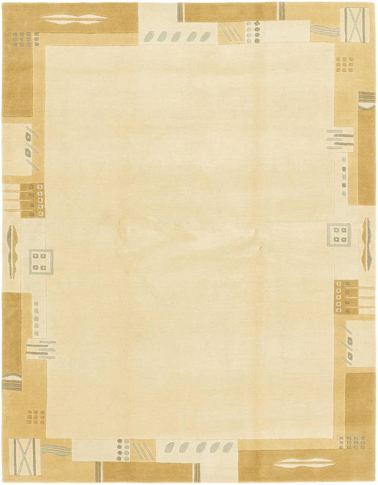 Detail image of 6' 6 x 8' 4 Hand Knotted Nepal Wool Rug
