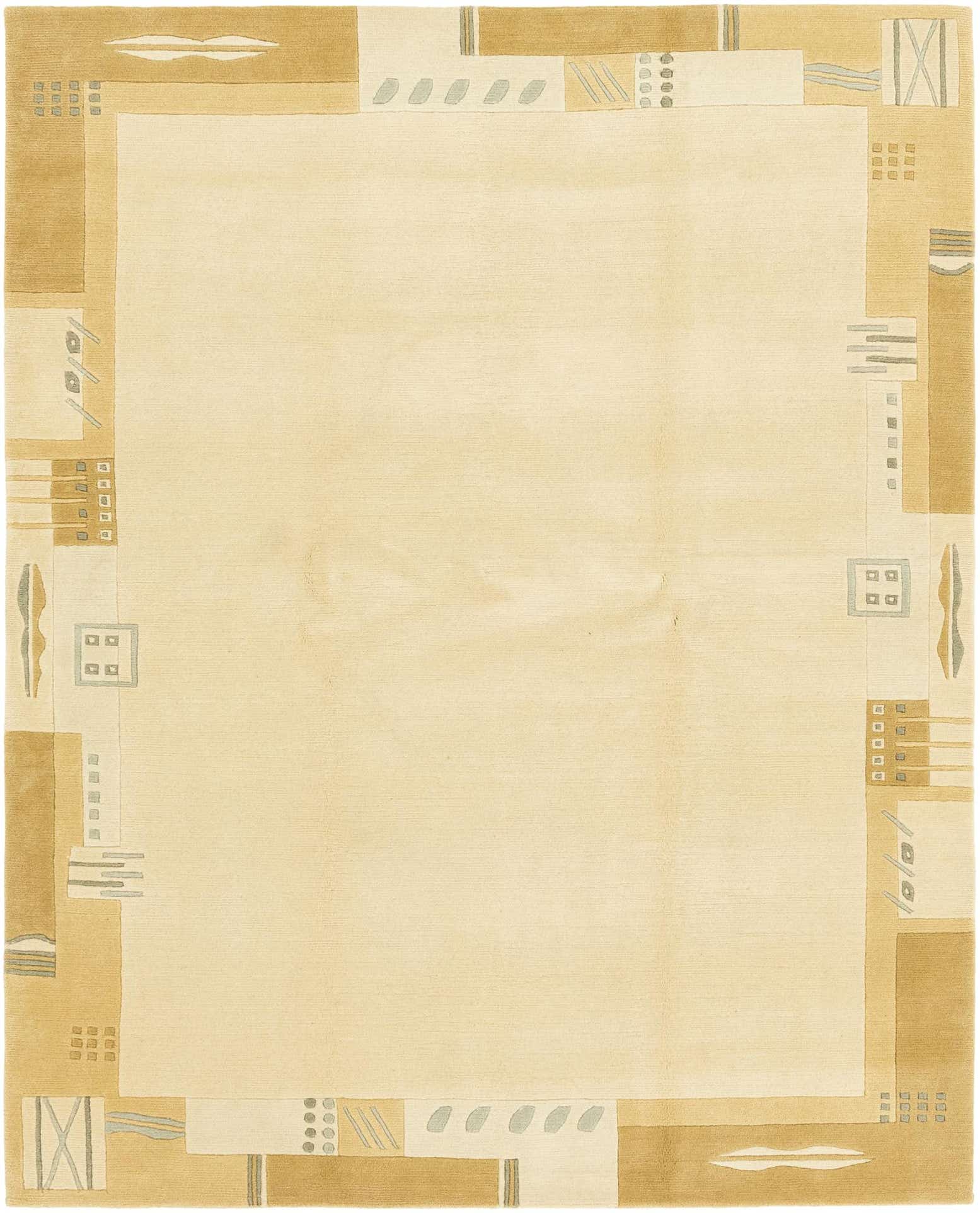 6' 6 x 8' 4 Hand Knotted Nepal Wool Rug