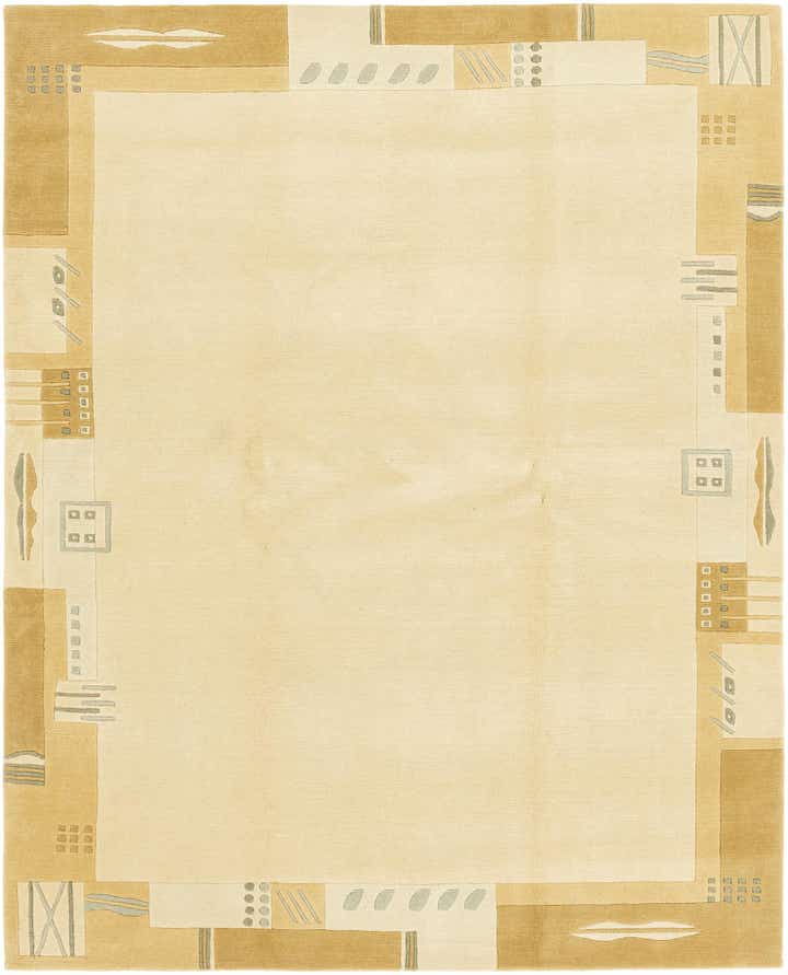 6' 6 x 8' 4 Hand Knotted Nepal Wool Rug