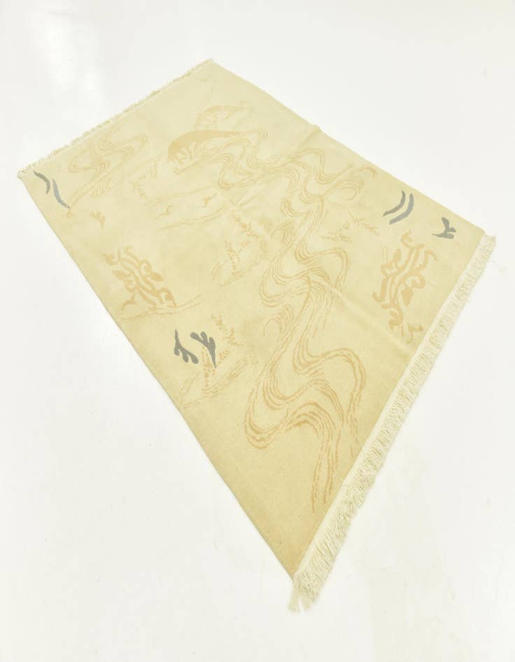 Detail image of 5' 7 x 7' 10 Hand Knotted Nepal Wool Rug