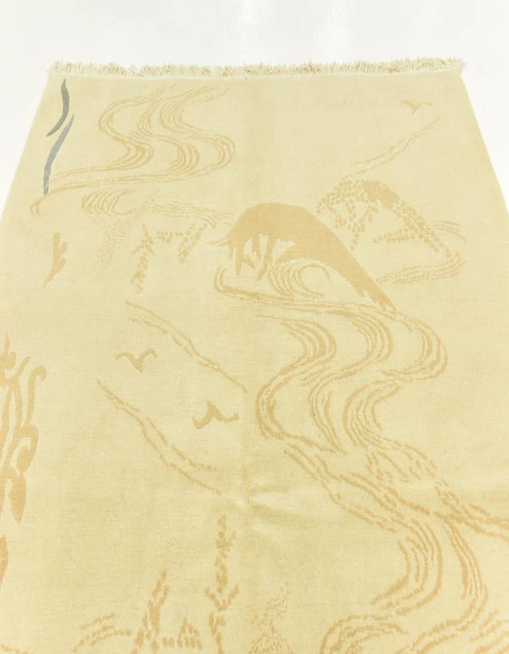 Detail image of 5' 7 x 7' 10 Hand Knotted Nepal Wool Rug