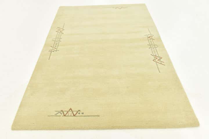 4' x 6' Hand Knotted Nepal Wool Rug