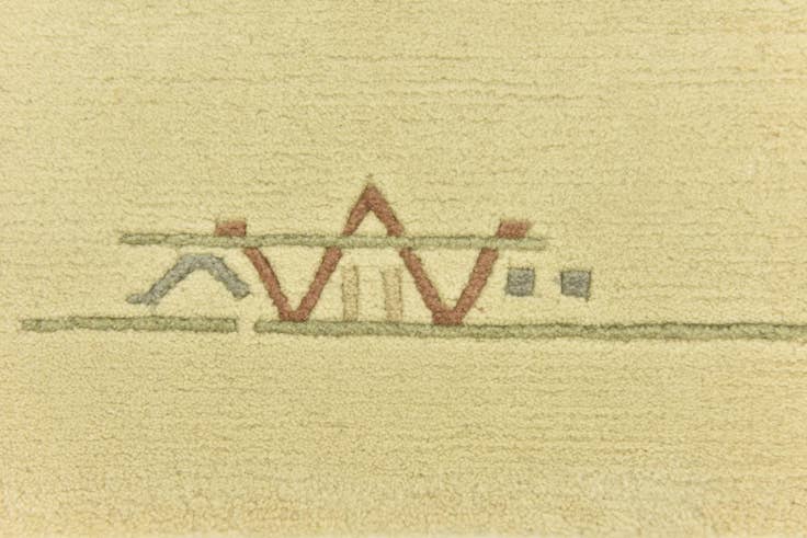 Detail image of 4' x 6' Hand Knotted Nepal Wool Rug