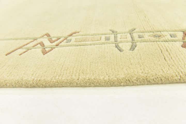4' x 6' Hand Knotted Nepal Wool Rug