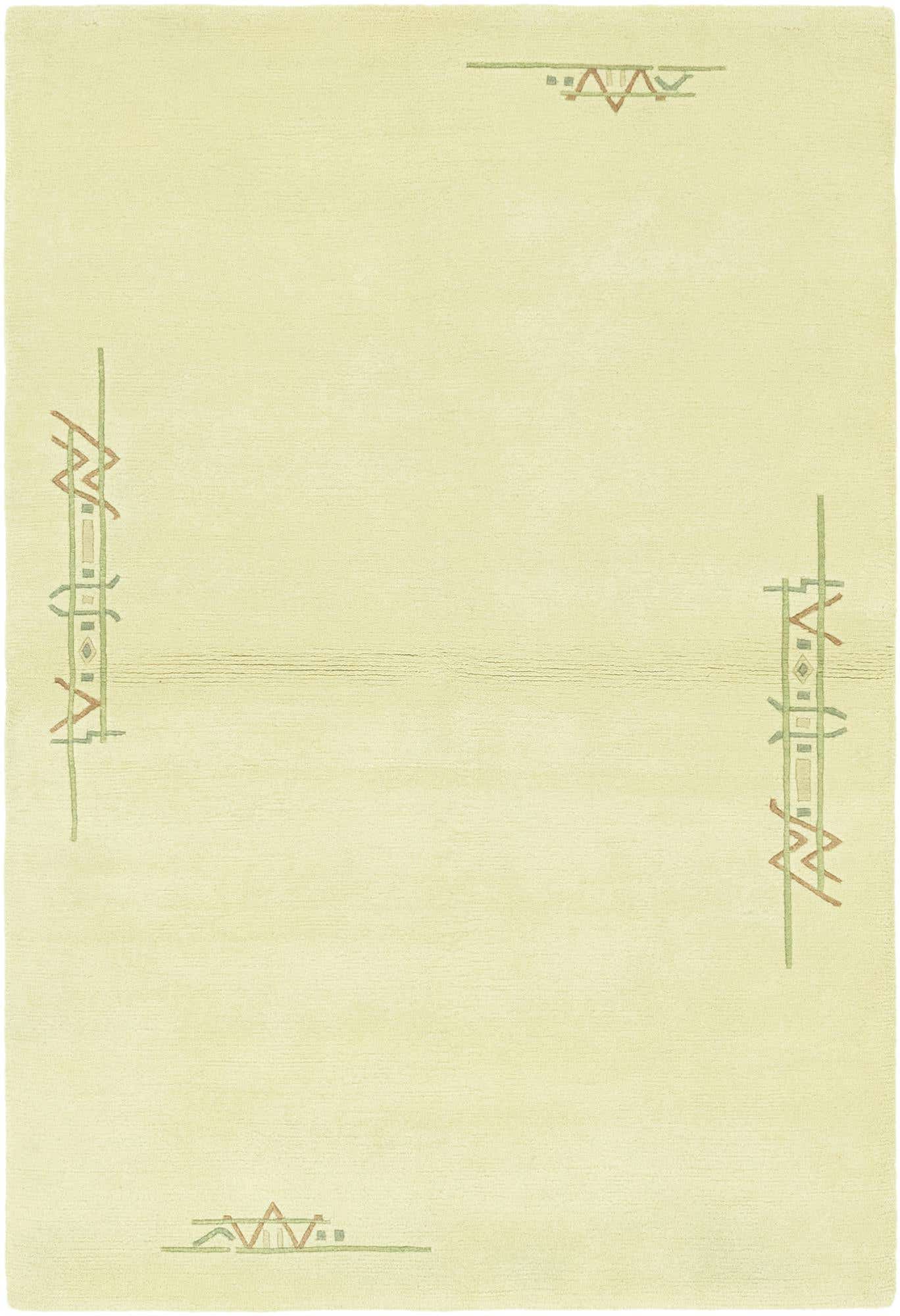 4' x 6' Hand Knotted Nepal Wool Rug