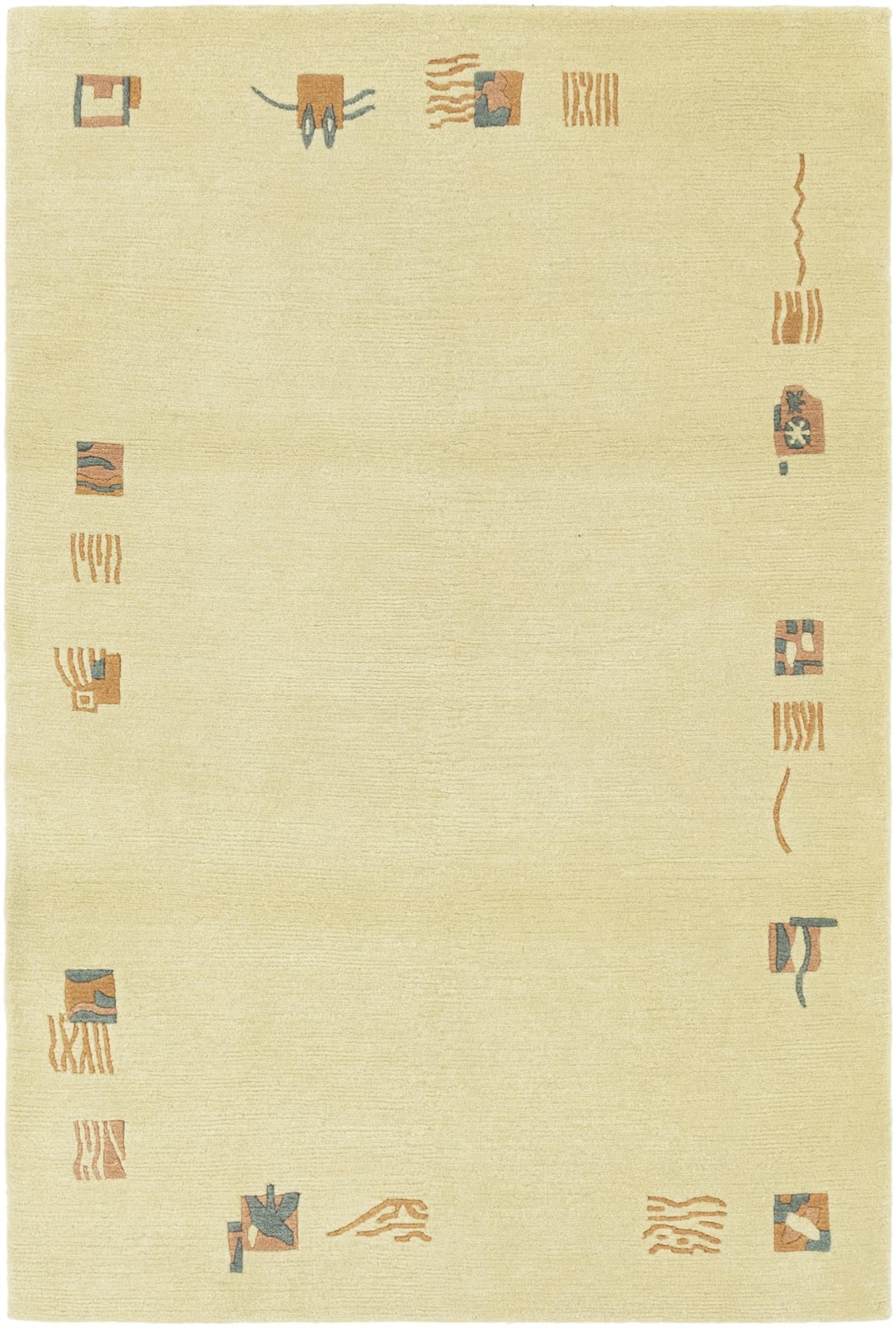 4' x 6' Hand Knotted Nepal Wool Rug
