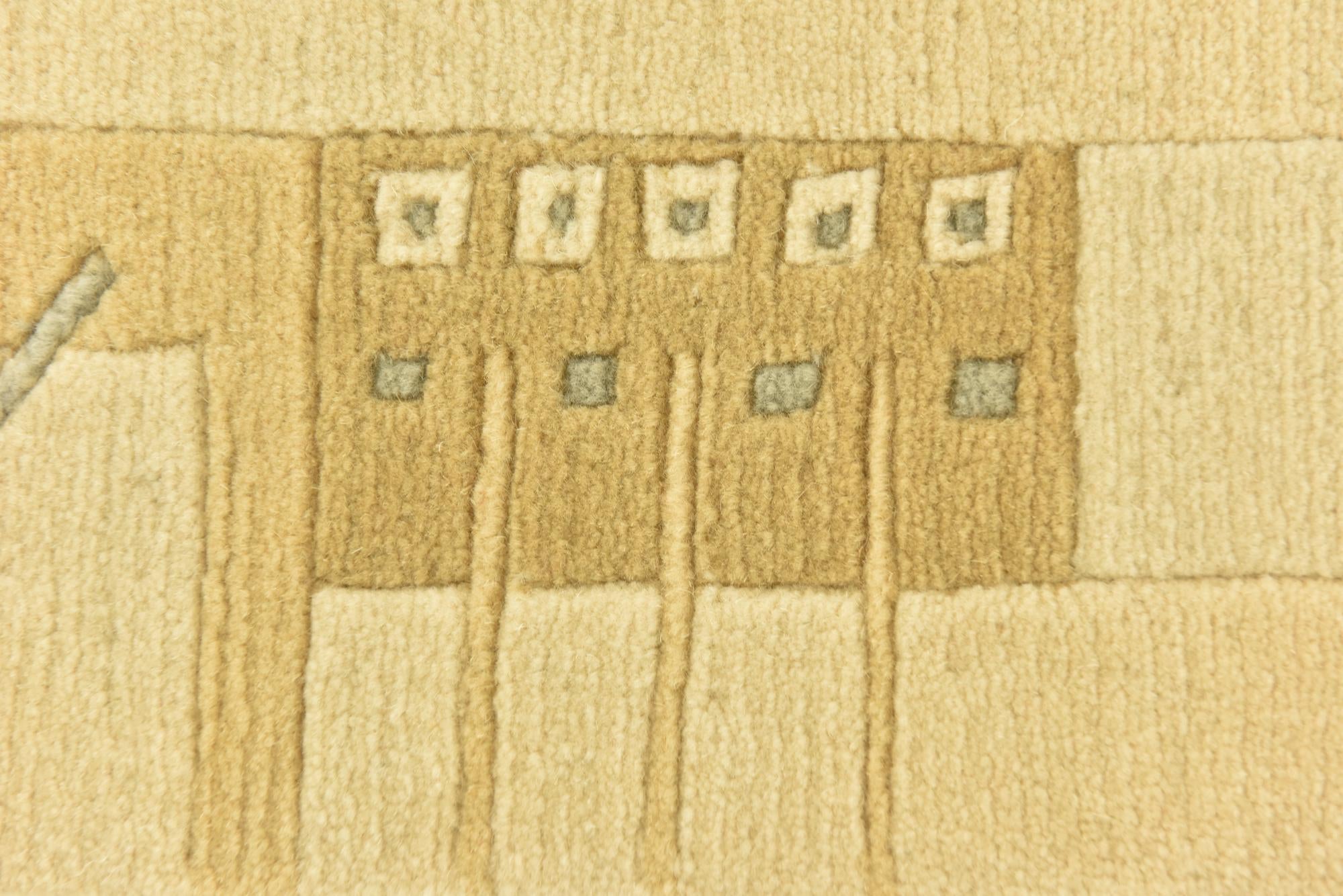 4' x 5' 10 Hand Knotted Nepal Wool Rug