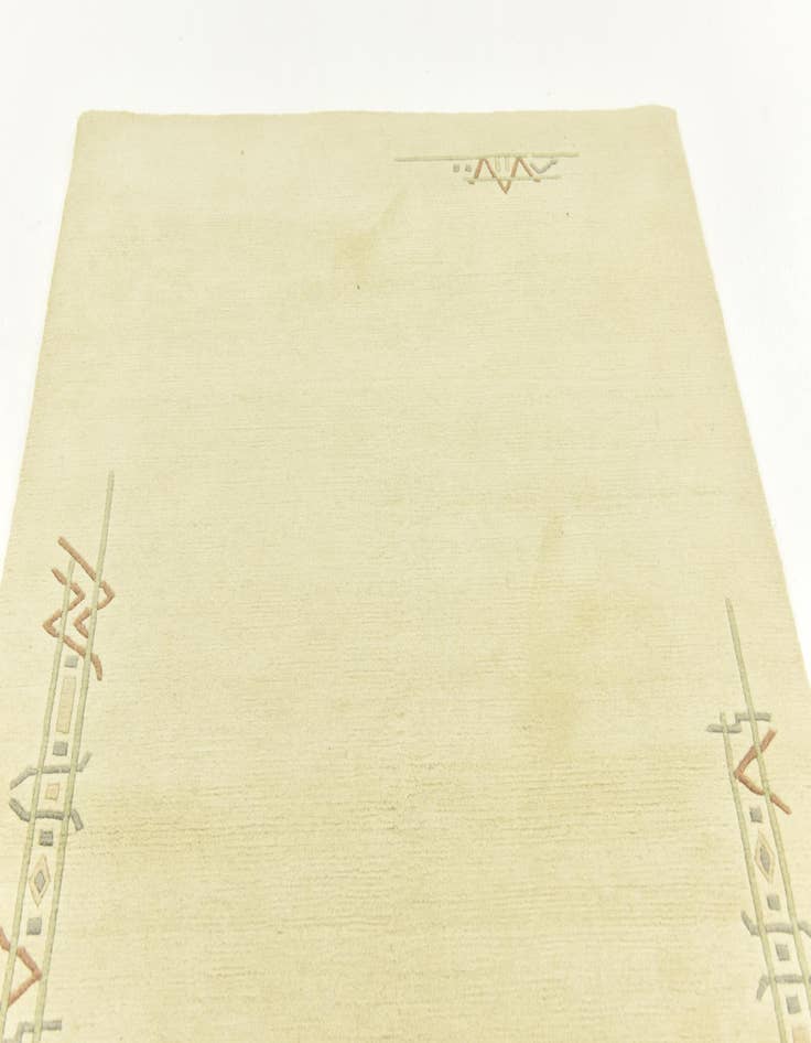 Detail image of 4' x 6' Hand Knotted Nepal Wool Rug