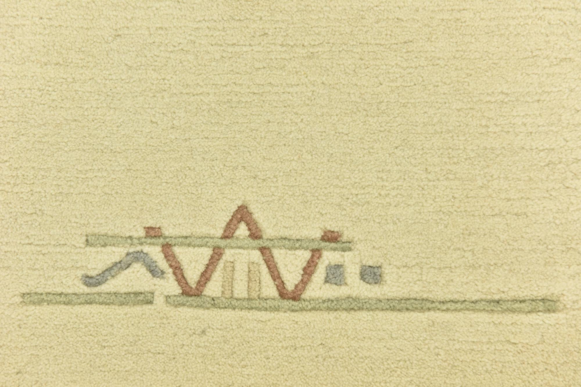 4' x 6' Hand Knotted Nepal Wool Rug