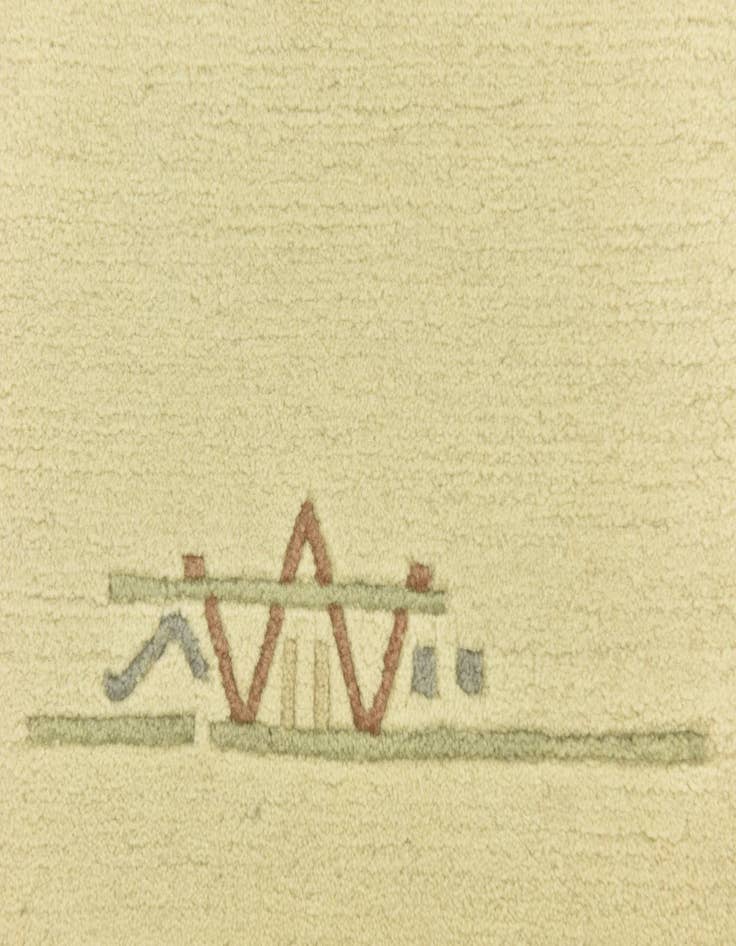 Detail image of 4' x 6' Hand Knotted Nepal Wool Rug
