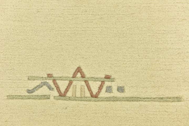 4' x 6' Hand Knotted Nepal Wool Rug