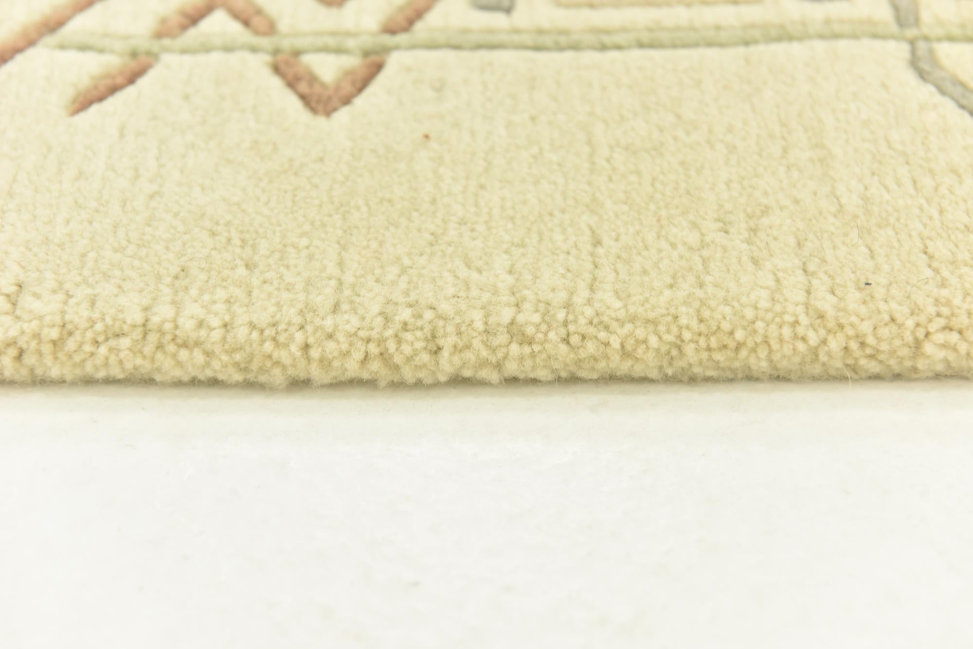 4' x 6' Hand Knotted Nepal Wool Rug