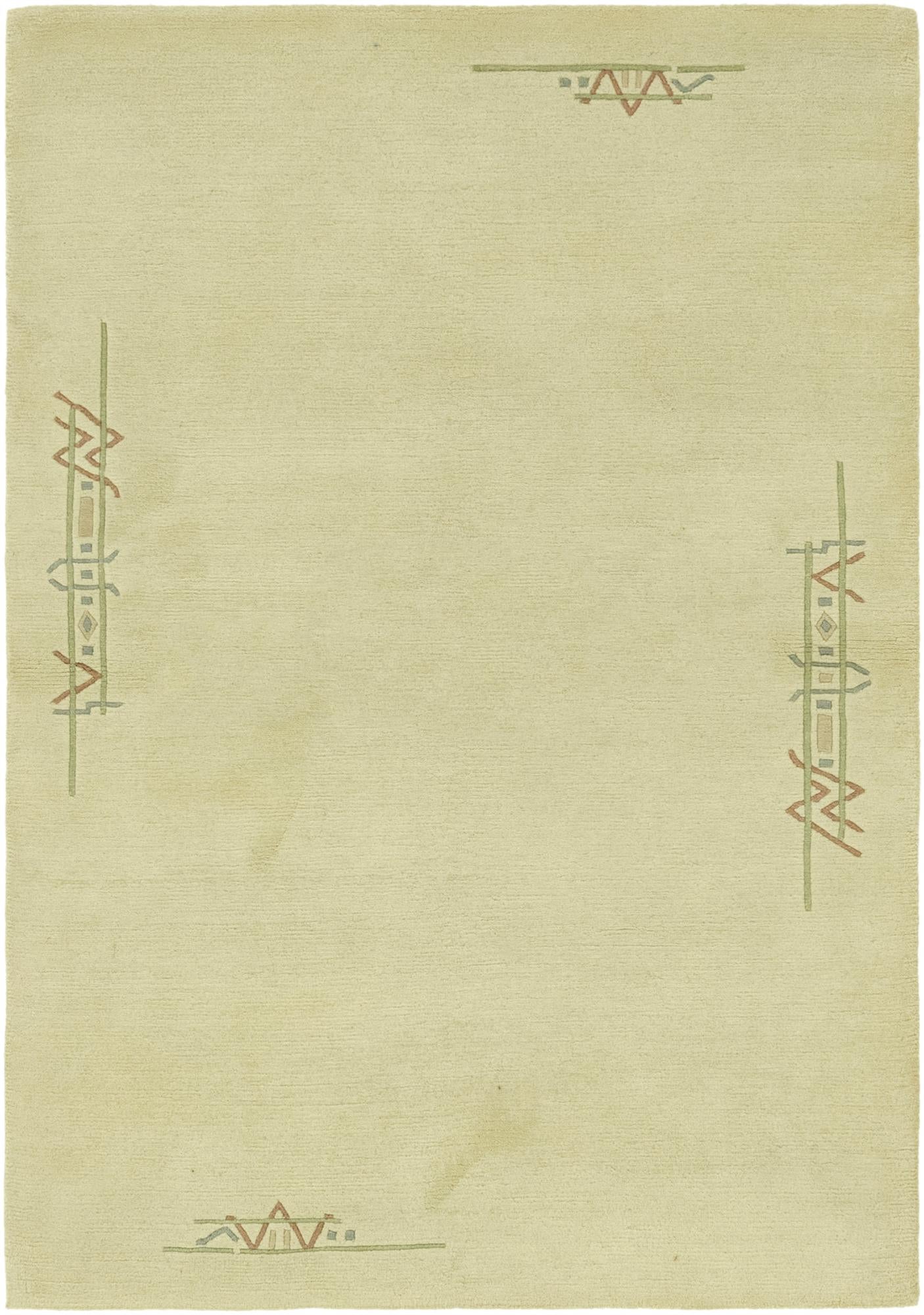 4' x 6' Hand Knotted Nepal Wool Rug