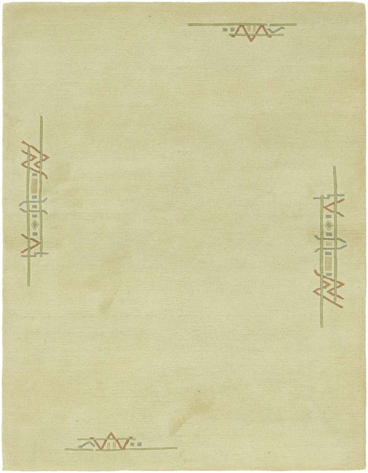 4' x 6' Hand Knotted Nepal Wool Rug