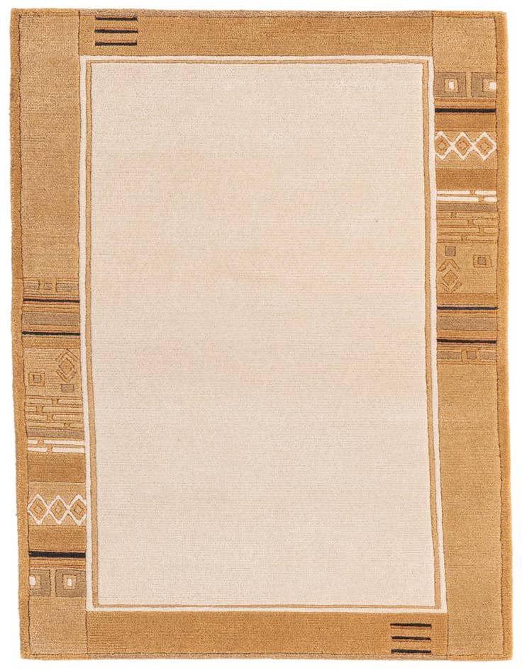 Detail image of 2' 5 x 4' 9 Hand Knotted Nepal Wool Rug