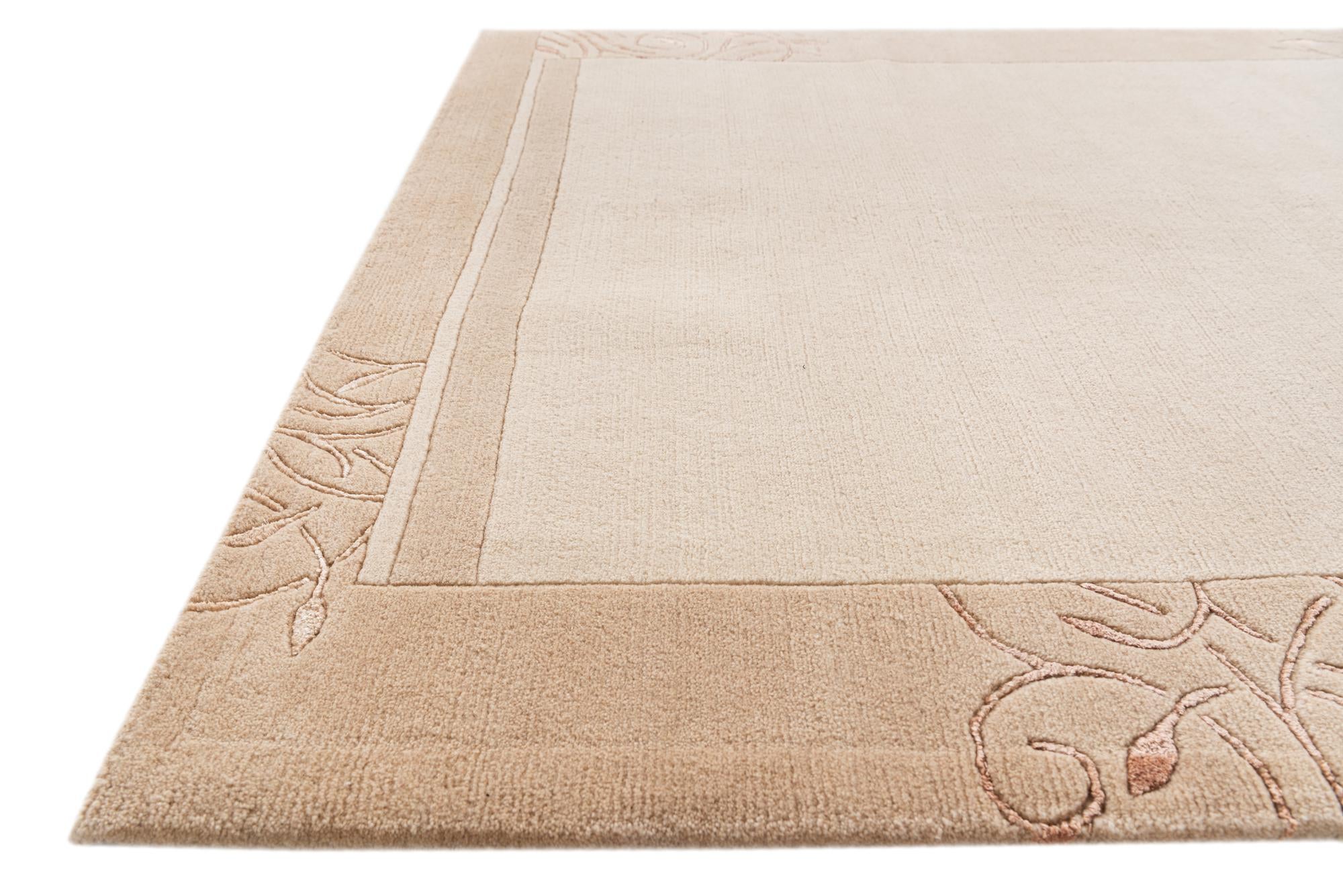 4' 9 x 6' 7 Hand Knotted Nepal Rug