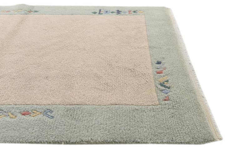 Detail image of 3' 1 x 5' 3 Hand Knotted Nepal Wool Rug