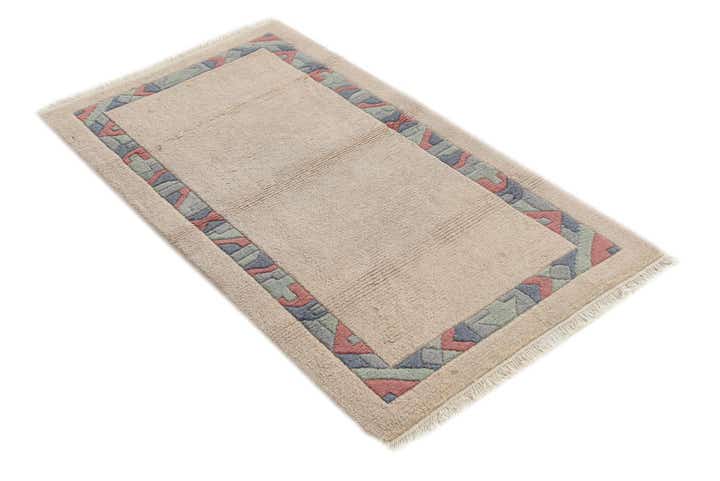 2' 7 x 4' 7 Hand Knotted Nepal Wool Rug