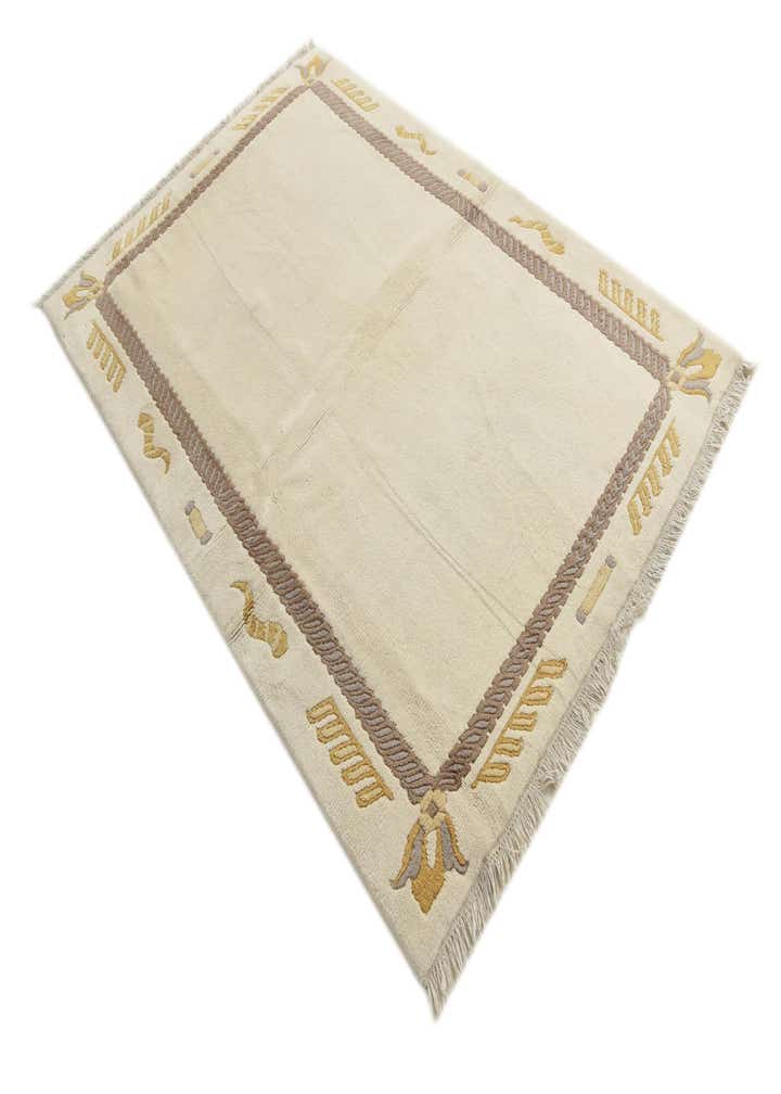 4' 9 x 7' Hand Knotted Nepal Wool Rug