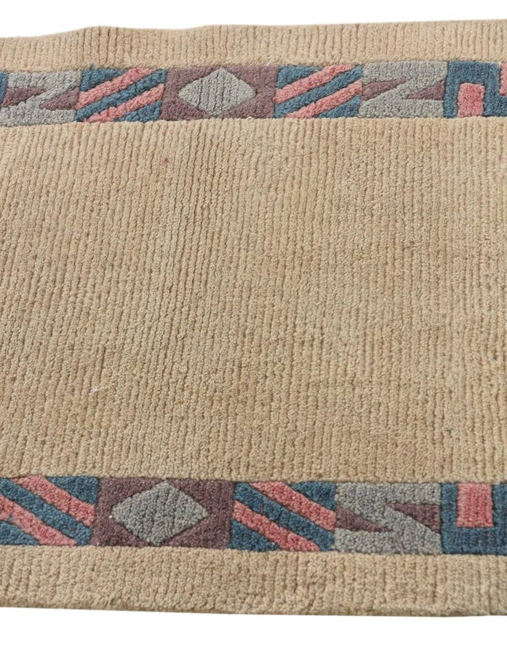 Detail image of 3' 4 x 4' 8  Hand Knotted Nepal Wool Rug