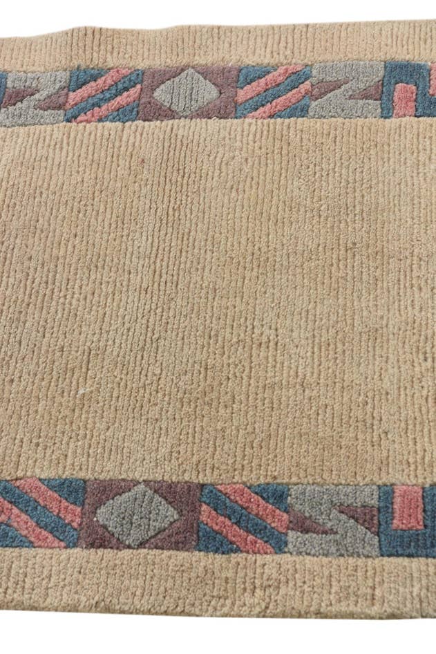 Detail image of 3' 4 x 4' 8 Hand Knotted Nepal Wool Rug