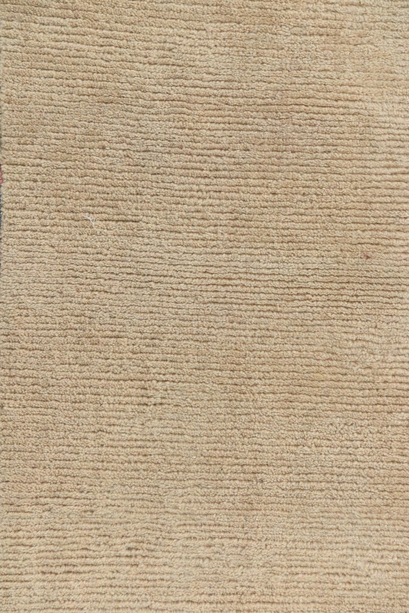 3' 4 x 4' 8 Hand Knotted Nepal Wool Rug