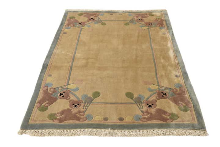 120cm x 180cm anudado a mano nepal Alfombra Lana