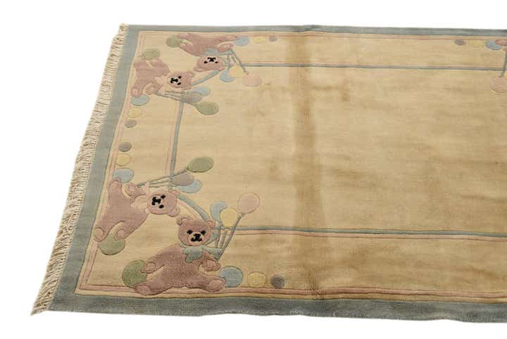 120cm x 180cm anudado a mano nepal Alfombra Lana