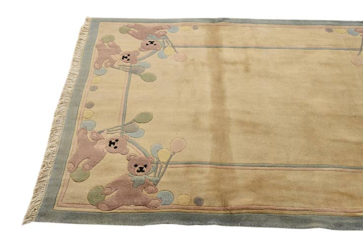 Detail image of 120cm x 180cm anudado a mano nepal Alfombra Lana