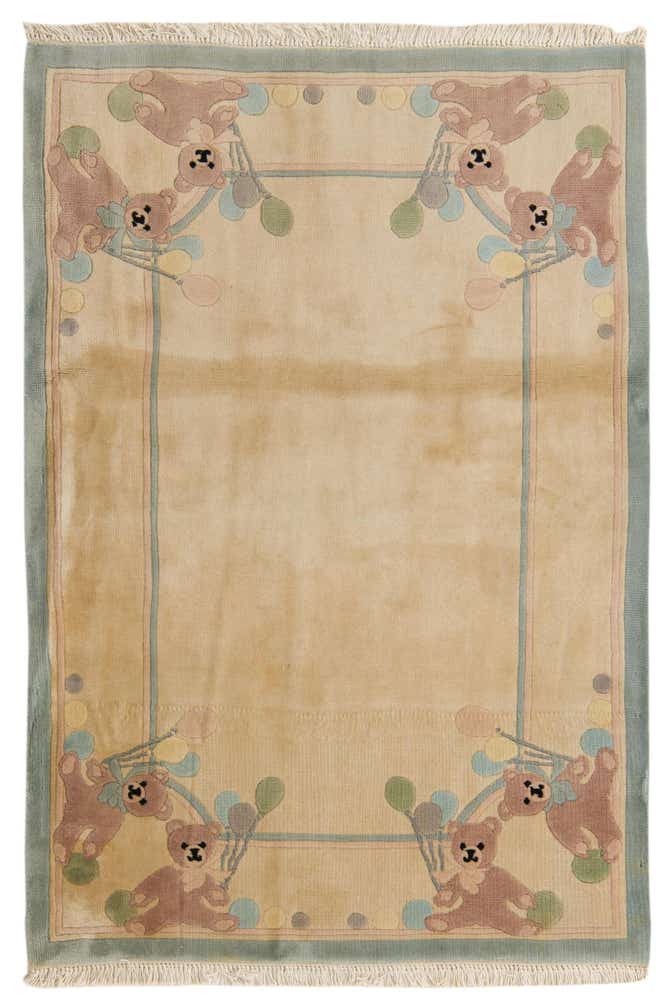 120cm x 180cm anudado a mano nepal Alfombra Lana