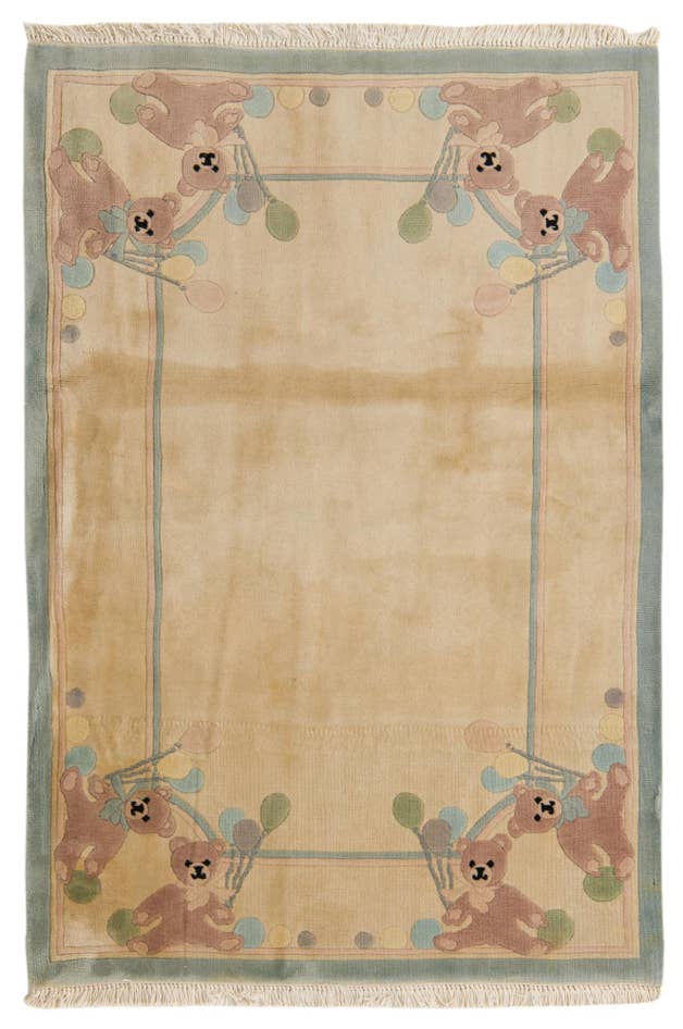 Detail image of 120cm x 180cm anudado a mano nepal Alfombra Lana