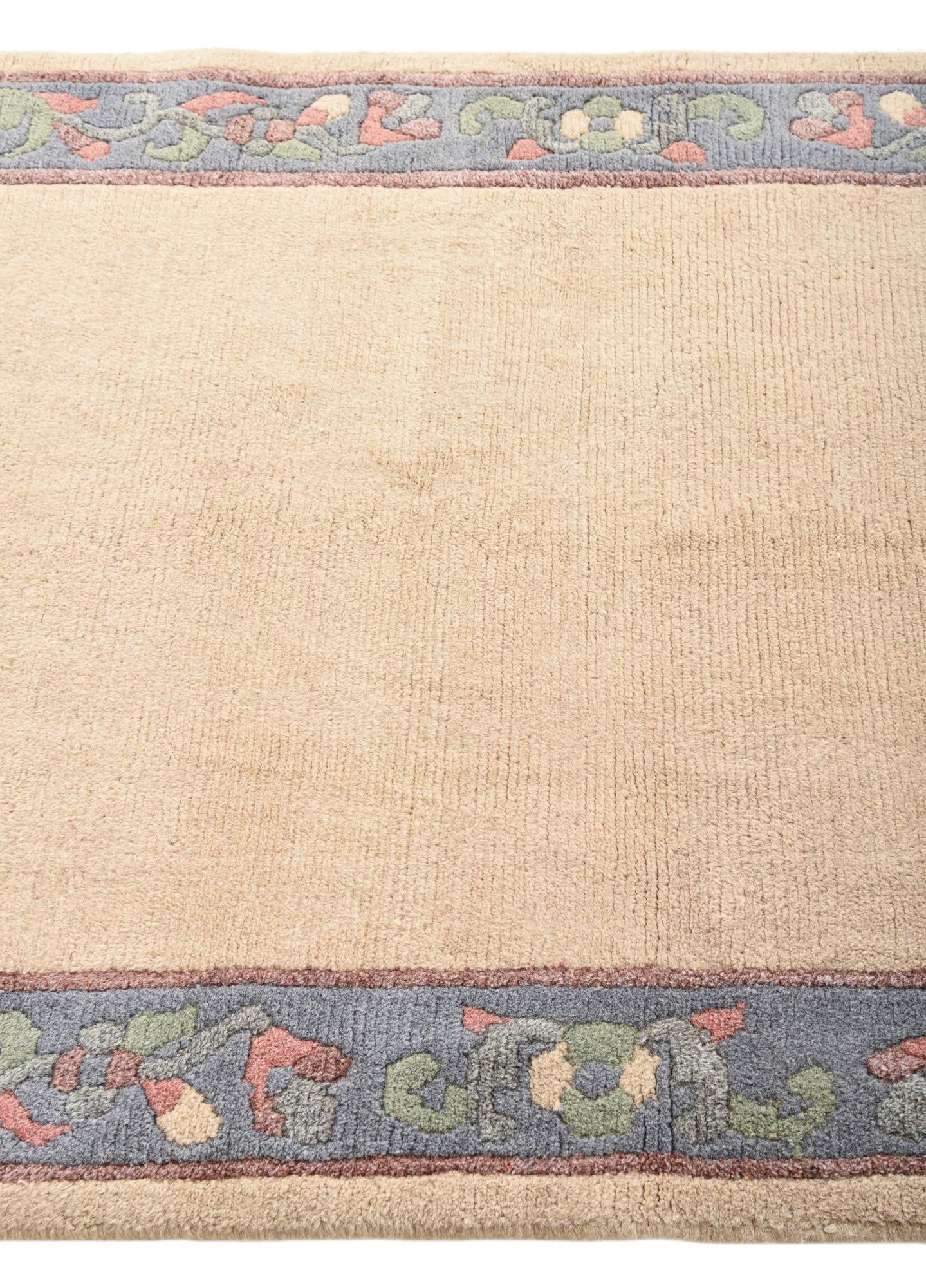 4' x 6' Hand Knotted Nepal Wool Rug