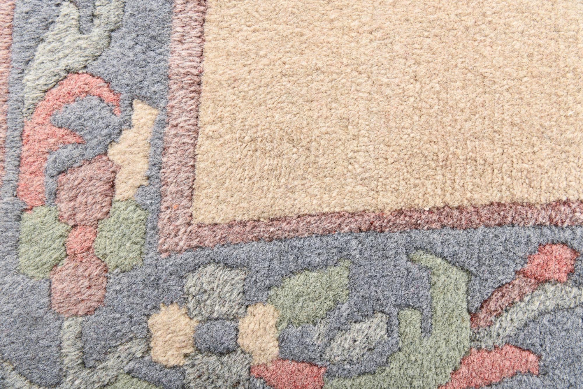 4' x 6' Hand Knotted Nepal Wool Rug