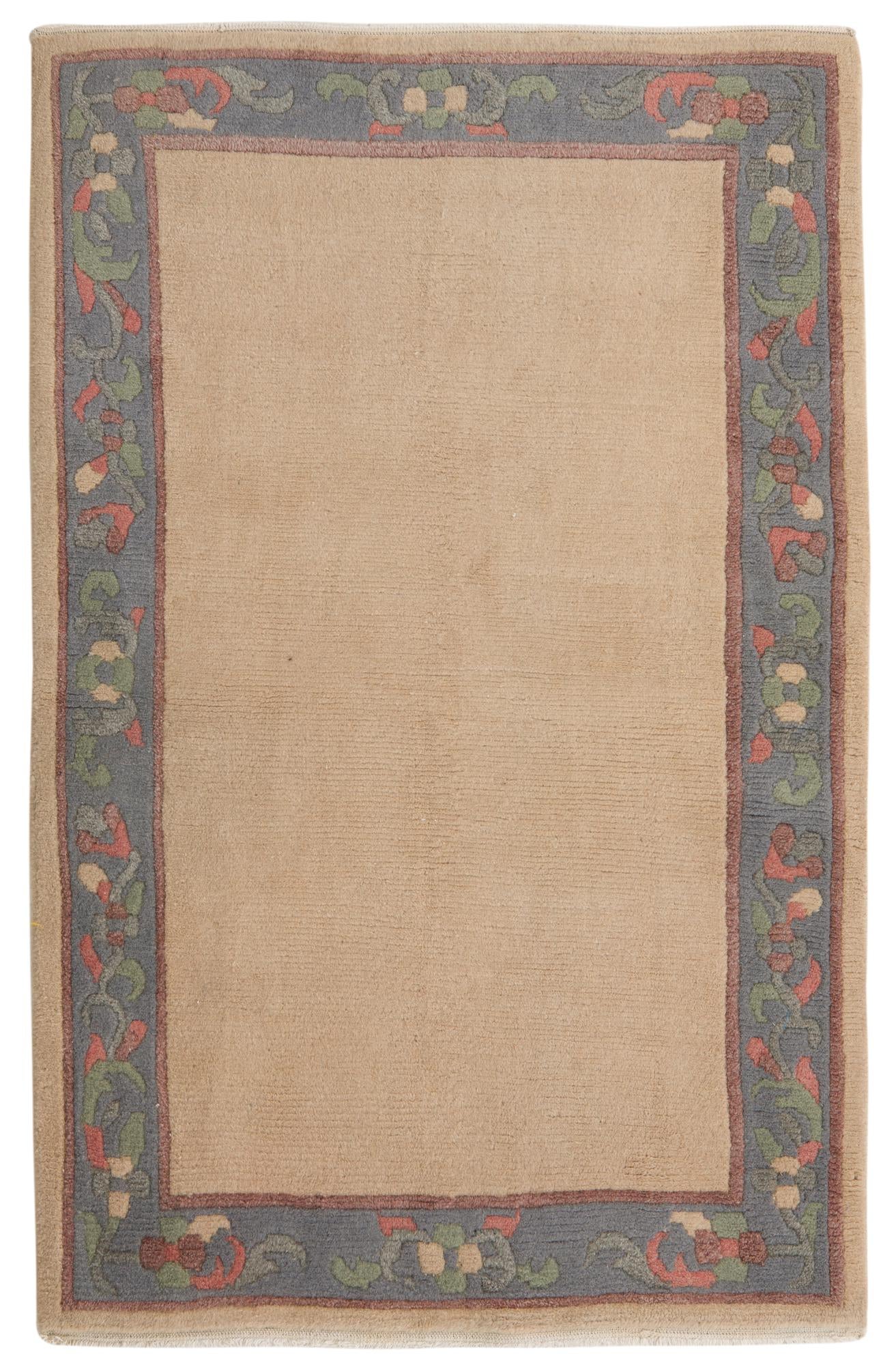 4' x 6' Hand Knotted Nepal Wool Rug