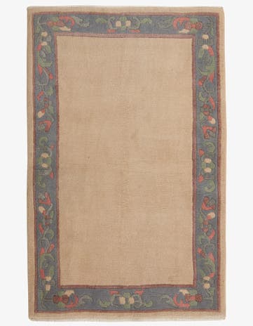 4' x 6' Hand Knotted Nepal Wool Rug