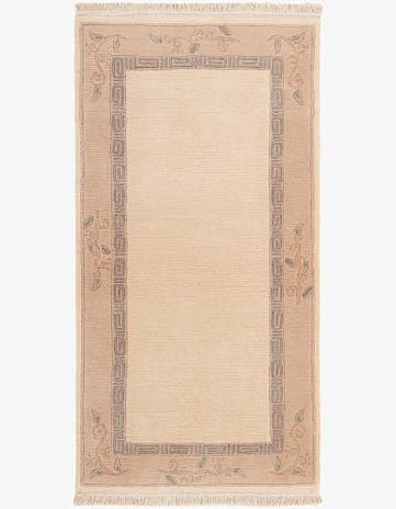 2' 5 x 4' 8 Hand Knotted Nepal Wool Rug