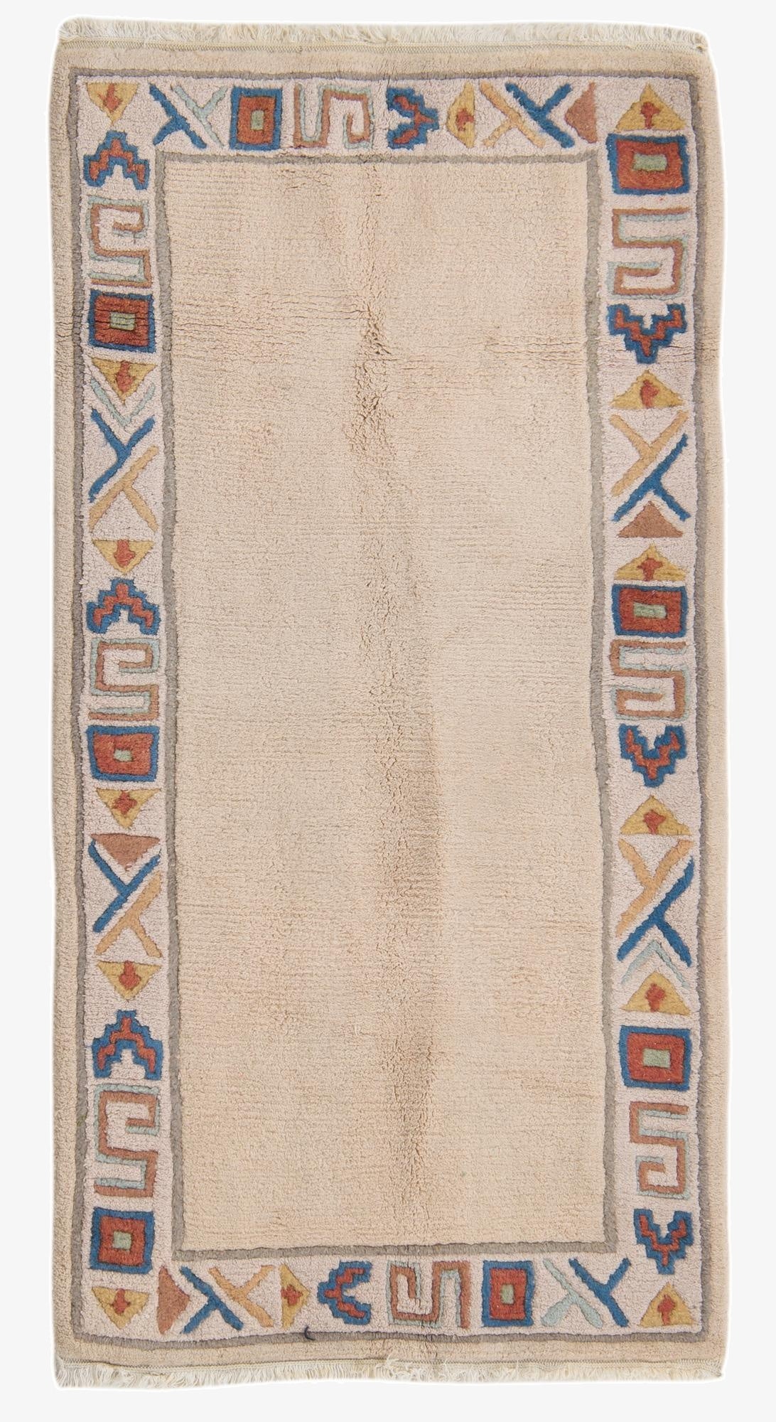 2' 6 x 4' 10  Hand Knotted Nepal Wool Rug