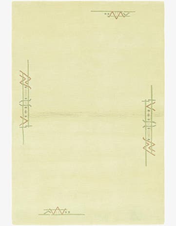 4' x 6' Hand Knotted Nepal Wool Rug